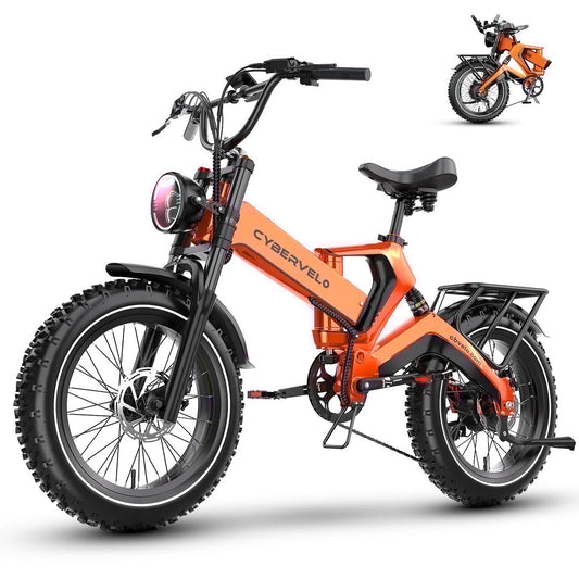 eK6 Pro (K6F) Fat Tire Folding  Electric Bike